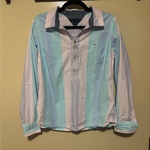 Tommy Hilfiger Pastel Striped Women's Blouse